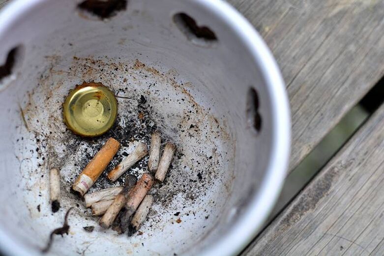 cigarette butts and body changes when quitting smoking